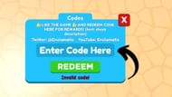 Grow Up Simulator invalid code issue (Image via Roblox)